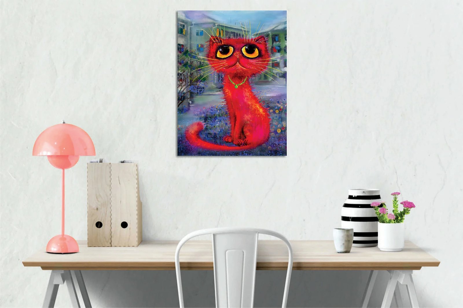 Pikturë dekorative në kanavacë Wallity, DC382, shumëngjyrëshe, 30x40cm