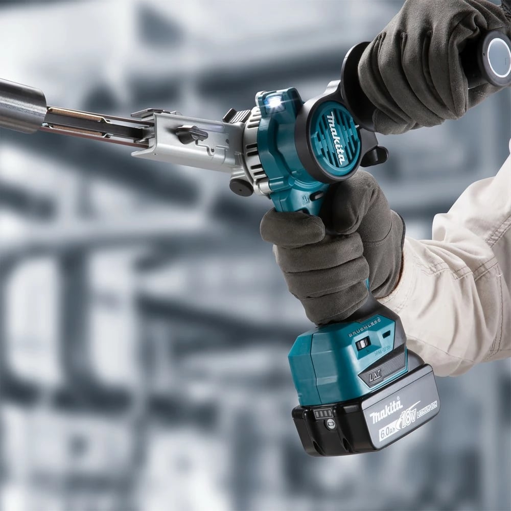 Bandfeile Makita DBS180Z, 18V, pa kabllo, blu