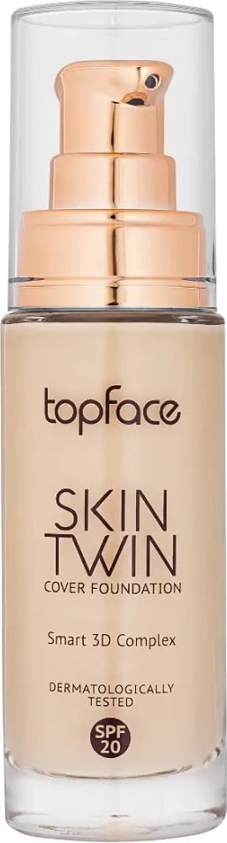 Fondatinë Topface Skin Twin Cover Foundation për femra 001, 30ml