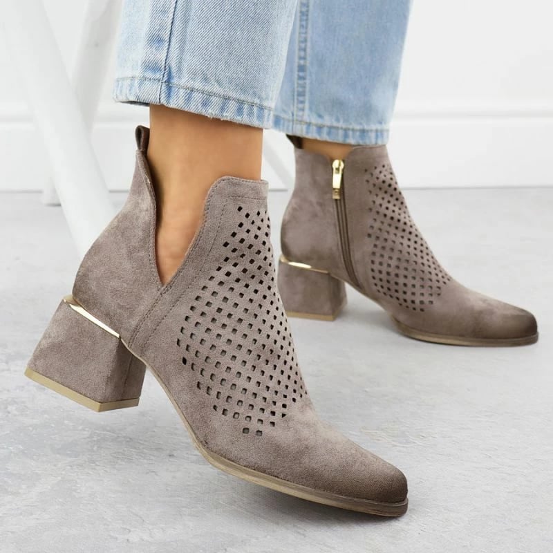 Çizme femra Potocki SZ12356, gri