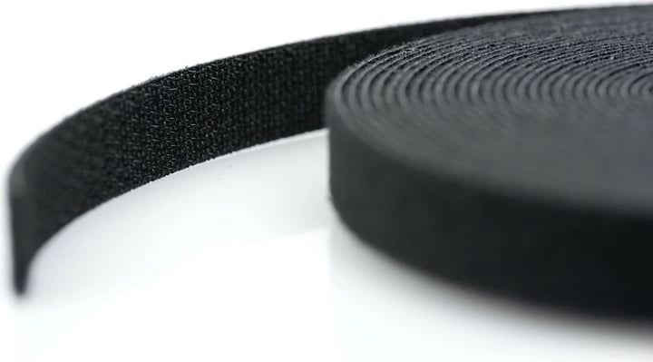 Shirit ngjitës për kabllo Digitus AK-770905-100-S, 10m x 15mm, i zi