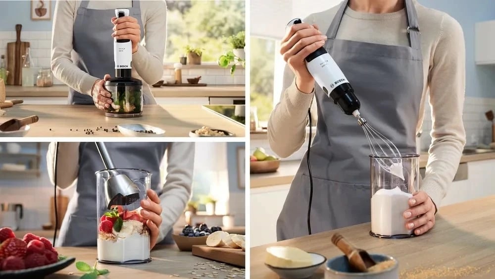 Blender dore Bosch ErgoMaster MSM4W221, 600W, bardhë