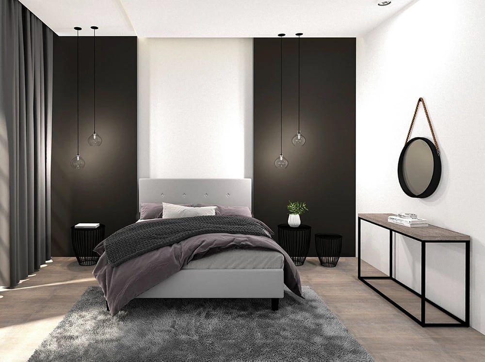 Konsol Ale, sonoma e zezë, 120x39x77