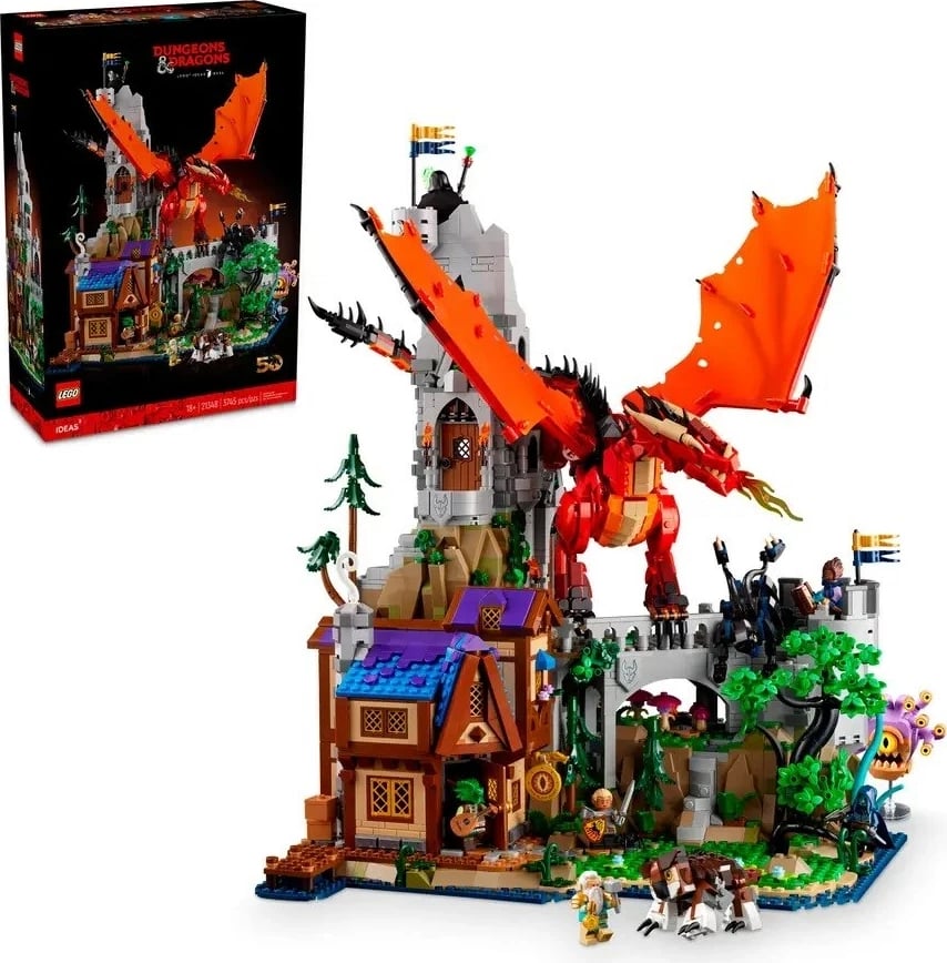 Set LEGO IDEAS 21348 Dungeons & Dragons: Red Dragon’s Tale
