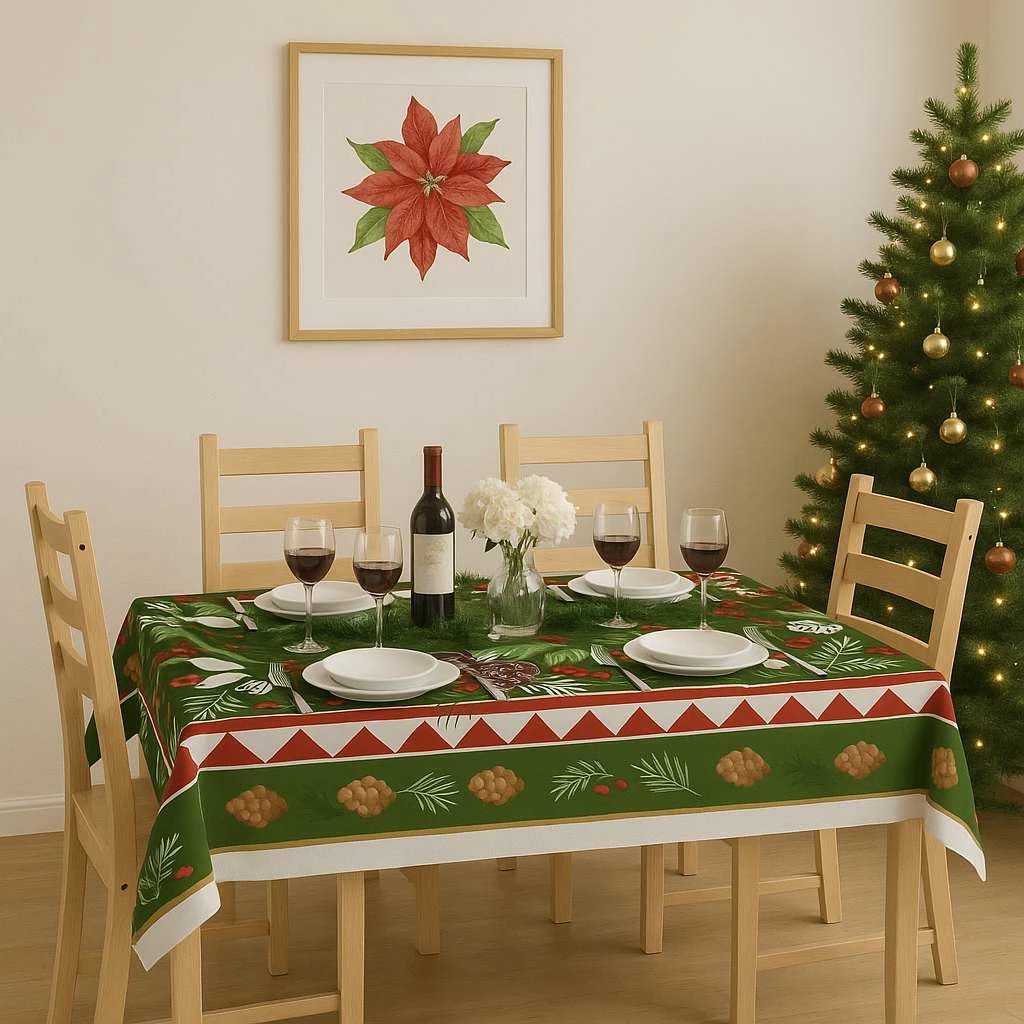 Mbulesë tavoline Hermia Concept, shumëngjyrëshe, HM-Tblnwy26-5, 140x300cm