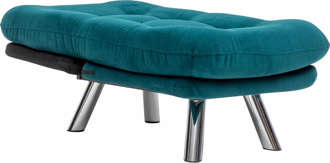 Krevat-karrige një vendës, Atelier del Sofa, Misa Small Solo, ngjyrë jeshile petrol