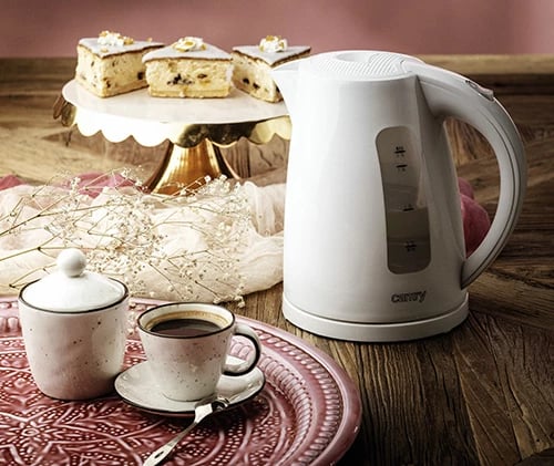 Zierëse uji elektrike, Adler, CR 1255, 1.7 L, 2200 W, plastikë, e bardhë