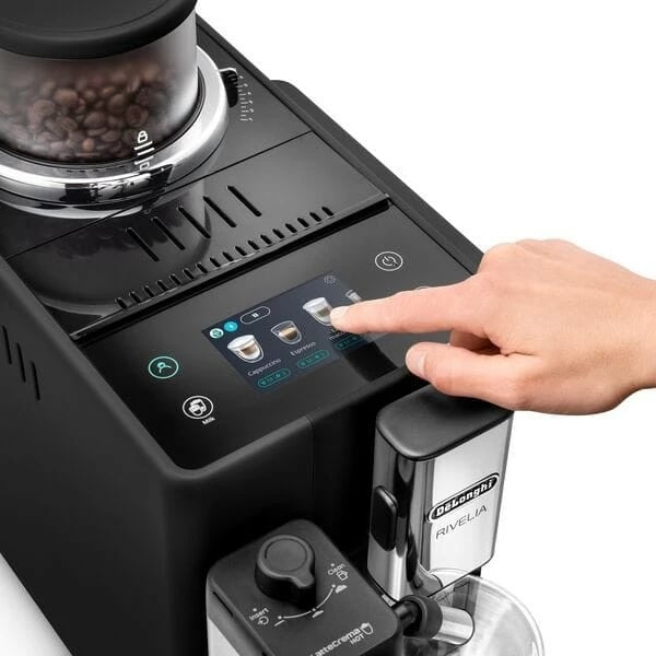 Aparat kafeje DeLonghi Rivelia EXAM 440.55B, automatik, 1.4L, zi