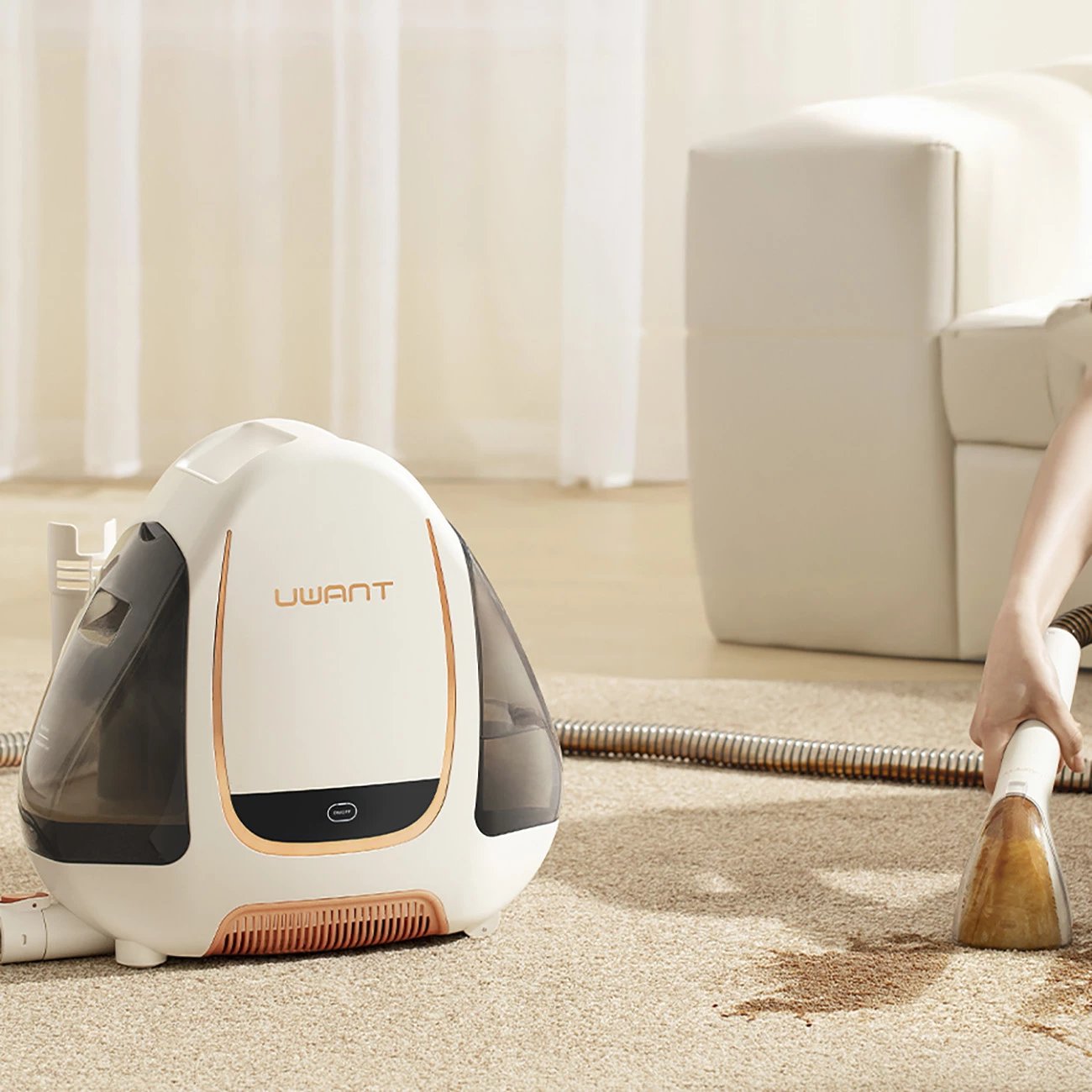 Pastrues me vakum dhe larje UWANT B100-S, 12000Pa, 450W, i bardhë