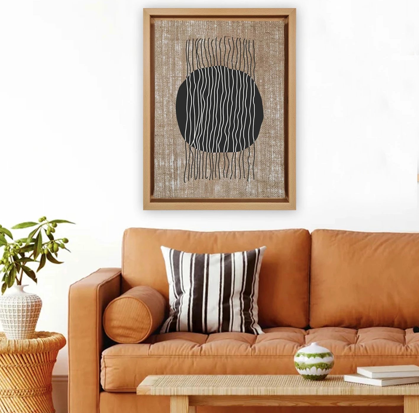 Pikturë dekorative në kanavacë, shumëngjyrëshe, Wallity, LNJ817956383432 - 96136, 96x136cm