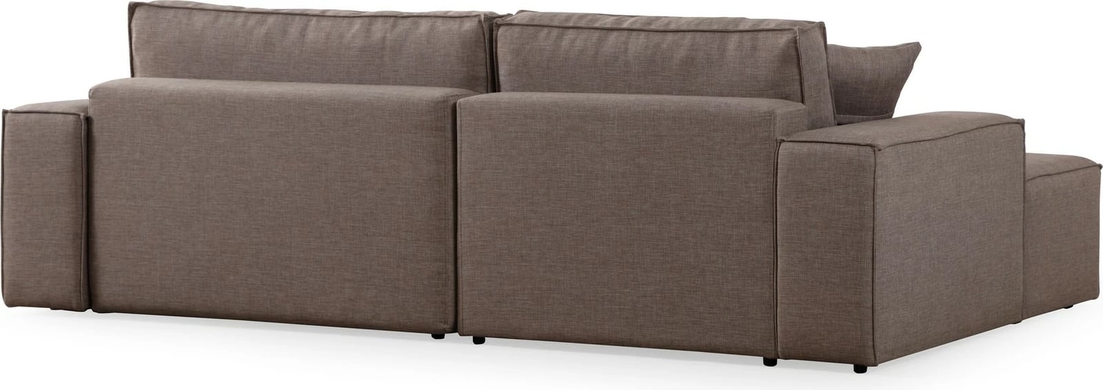 Kënd-sofë krevati Atelier del Sofa, Pırlo kënd majtas, kafe