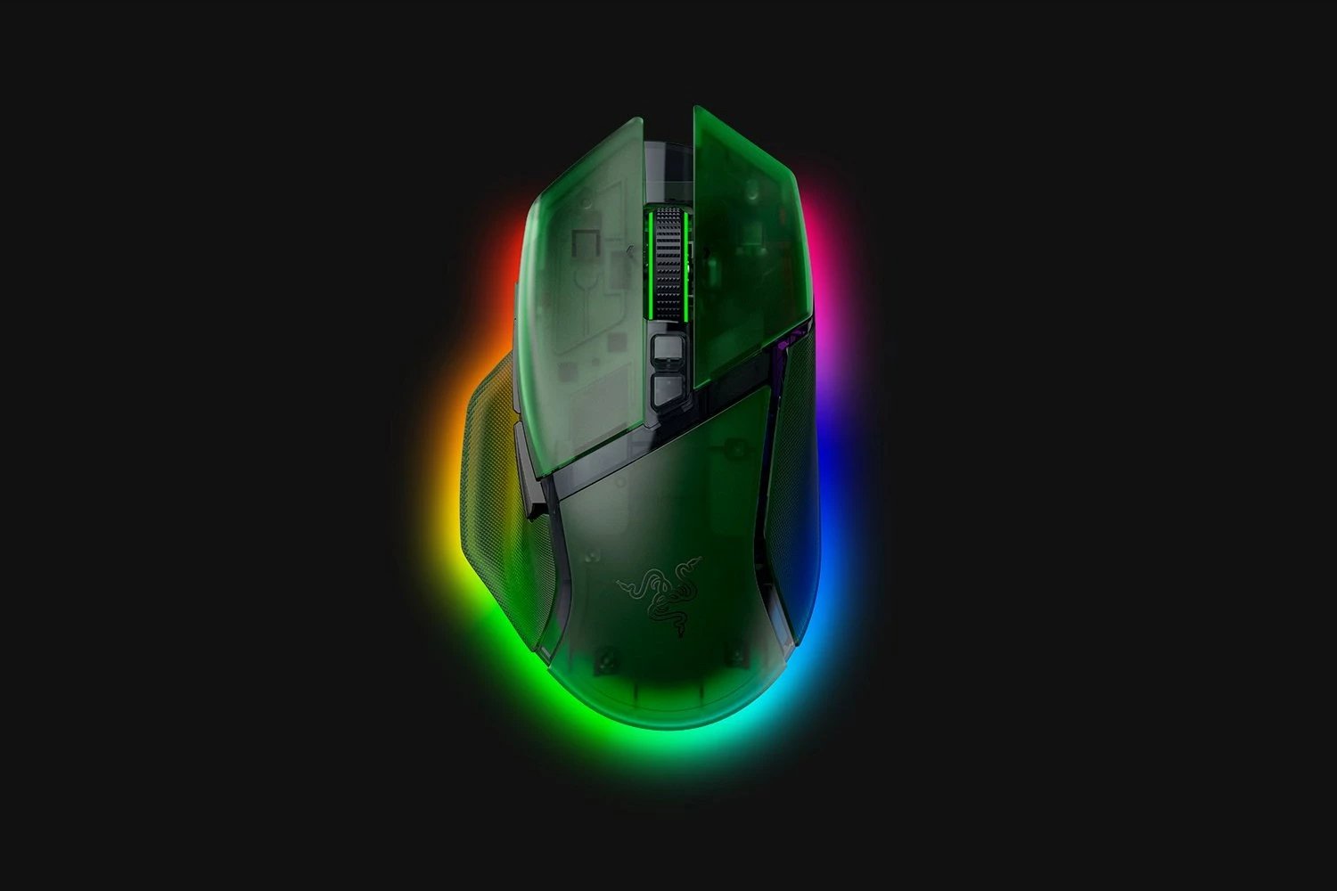 Maus Razer Basilisk V3 Pro 35K Phantom Green