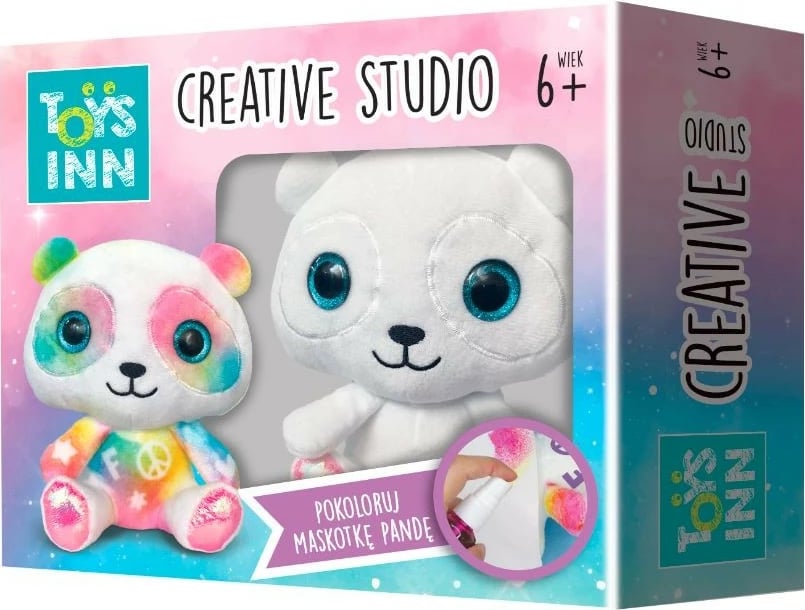Set kreativ për ngjyrosje maskote panda Stnux STN7878, shumëngjyrësh