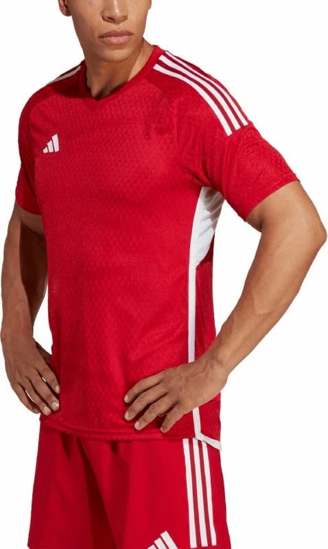 Fanellë adidas për futboll për meshkuj, e kuqe