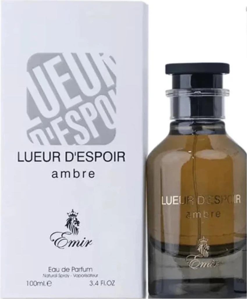 Eau de Parfum unisex Paris Corner Emir Lueur Despoir Ambree 100ml Eau de Parfum unisex Paris Corner Emir Lueur Despoir Ambree 100ml