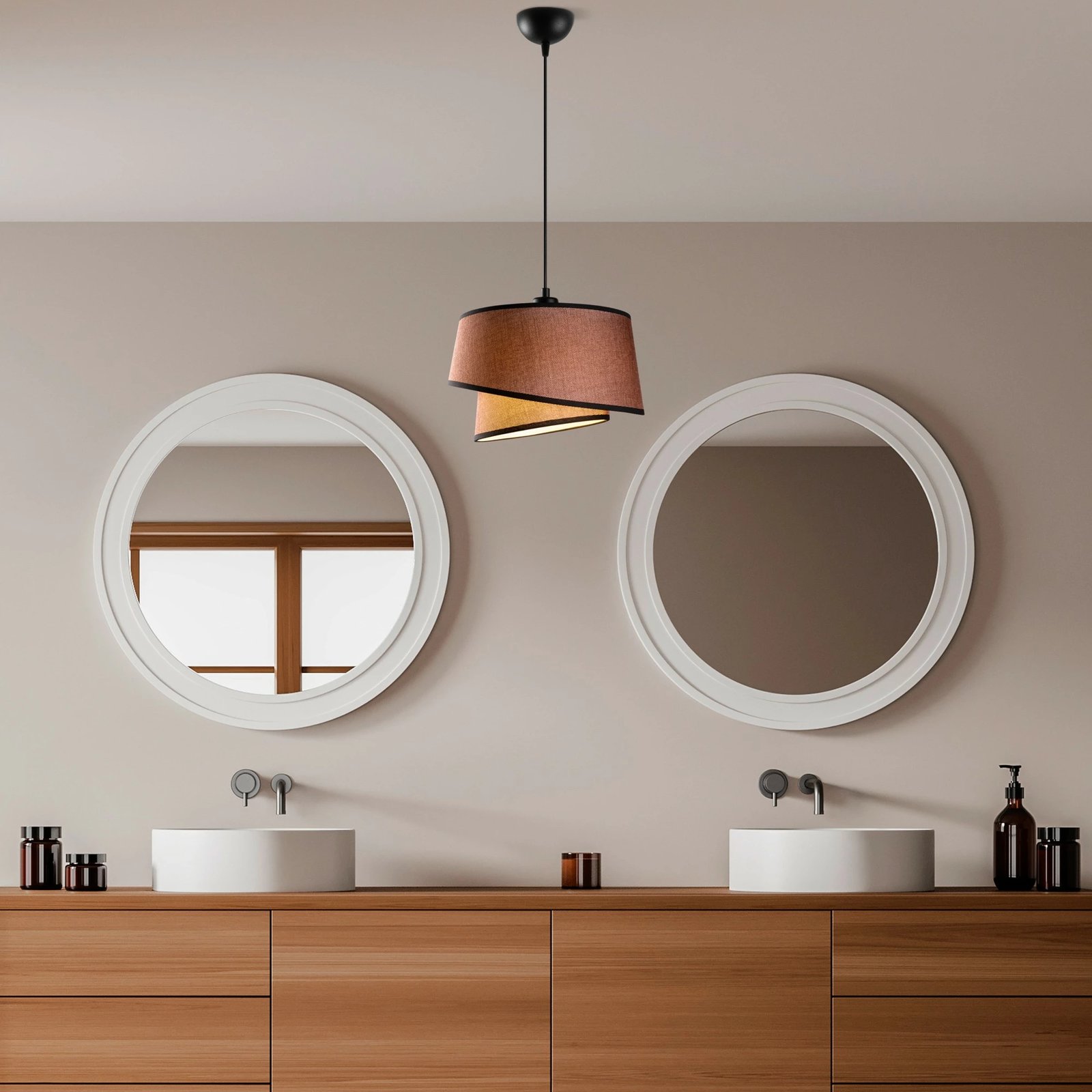 Llambë tavani Opviq, Stage - 14702, ngjyrë kafe e errët