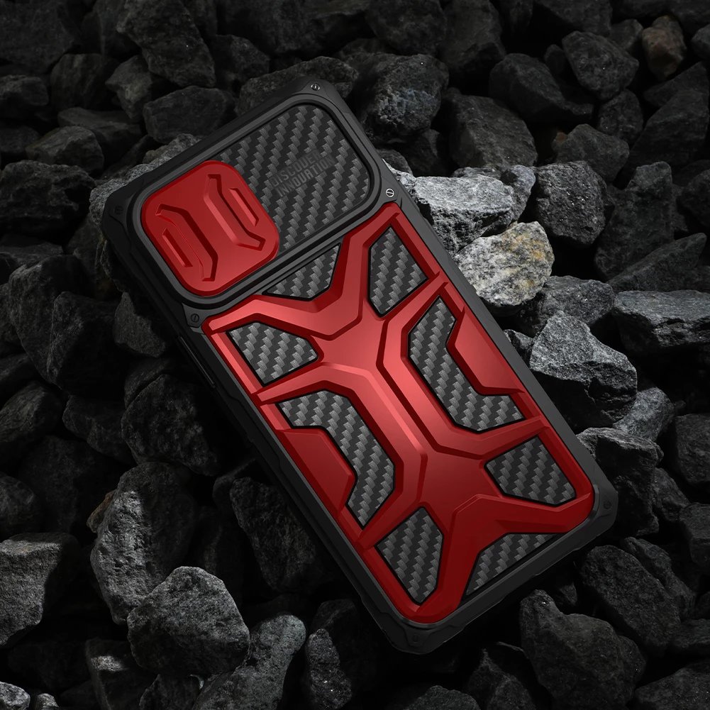 Mbështjellës Nillkin Adventurer Case për iPhone 13 Pro, me kapak kamere, i zi