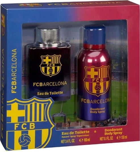 Set Eau de Toilette dhe Deodorant FC Barcelona unisex 2 copë 100ml