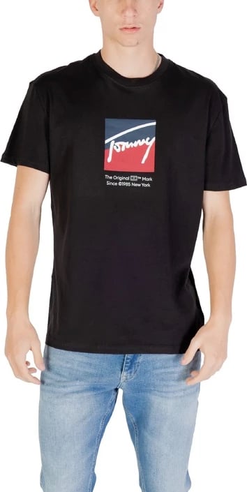Maicë Tommy Hilfiger Jeans për meshkuj, e zezë