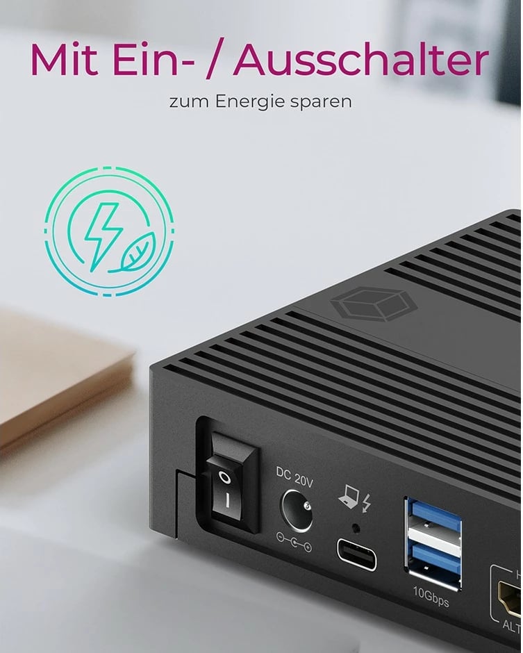 DockingStation ICY BOX 11-in-1, USB 3.2, 3x HDMI, 2x DisplayPort, 100W, e zezë