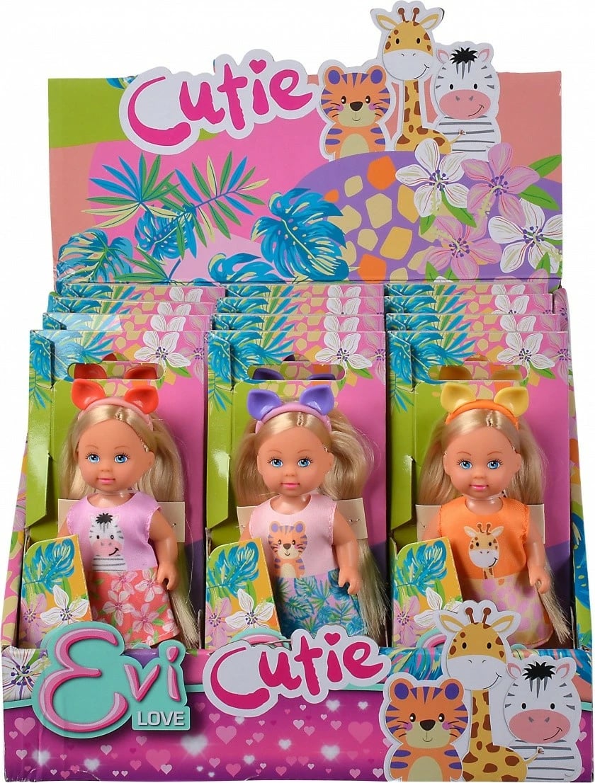 Kukull Evi Love Simba 12cm, 3 lloje të ndryshme, set 12 copë