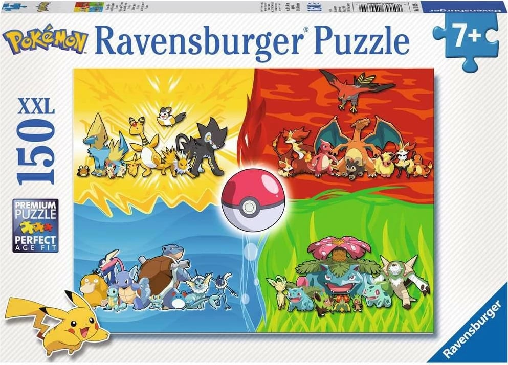 Puzzle Pokémon Ravensburger 150 pjesë, për fëmijë