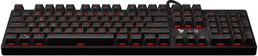Tastierë për gaming Savio Tempest RX, e zezë/kuqe