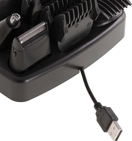 Set grooming 5 në 1, Adler AD 2943, LED, 2 shpejtësi, bazë karikimi, USB-C