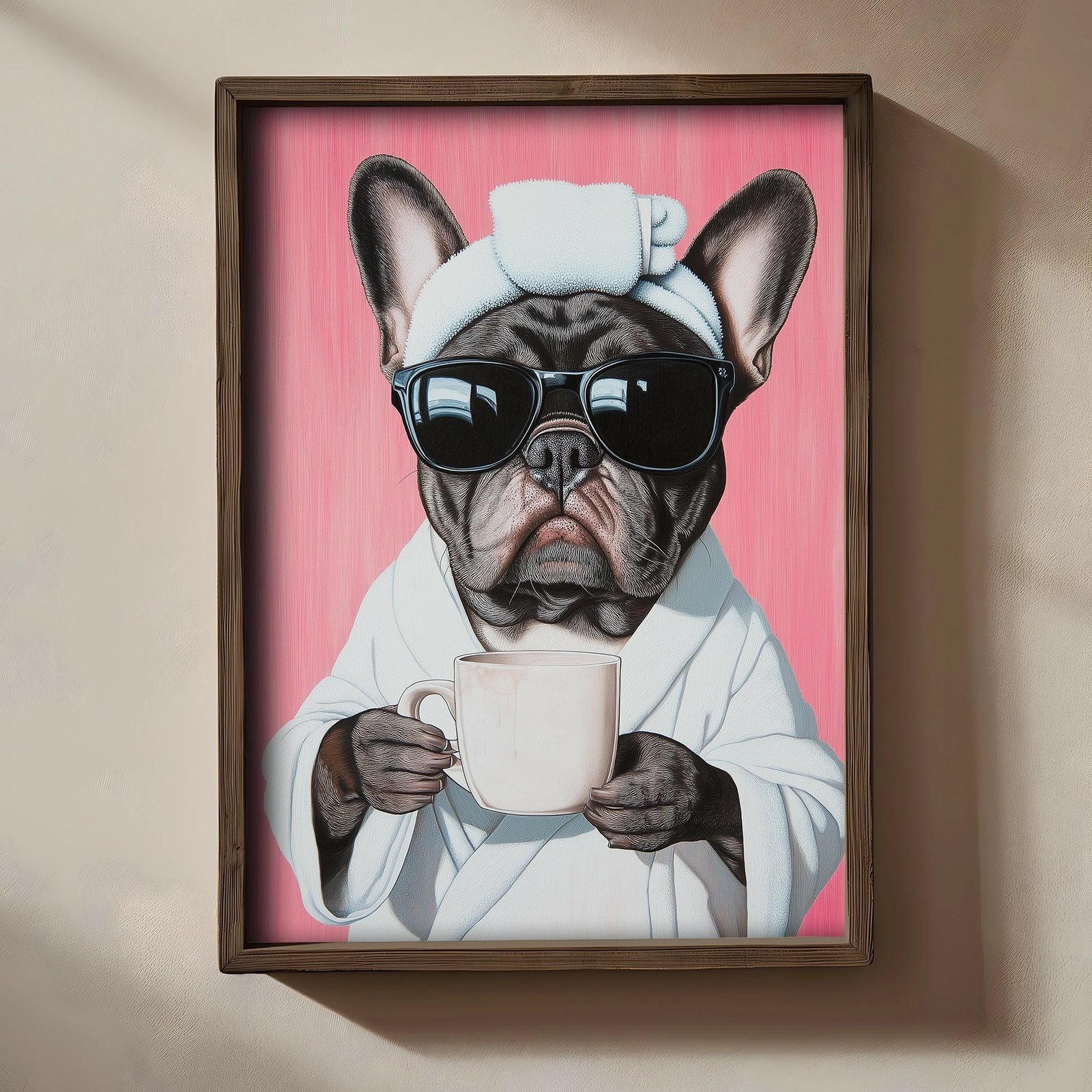 Pikturë dekorative me kornizë MDF, shumëngjyrëshe, TUN015-L