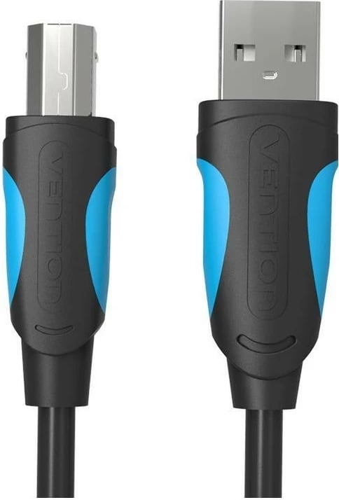 Kabëll Vention USB-A/USB-B, 5m, zi-kaltër