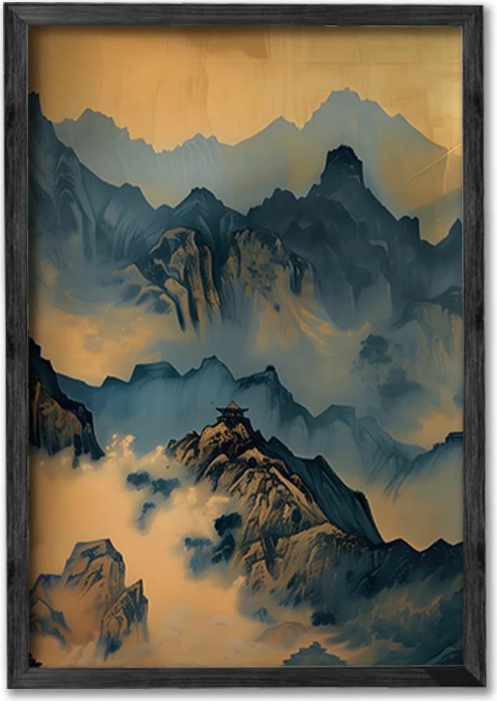 Set pikturash dekorative me kornizë (3 copë), Wallity, Ersy3Syhcrv55