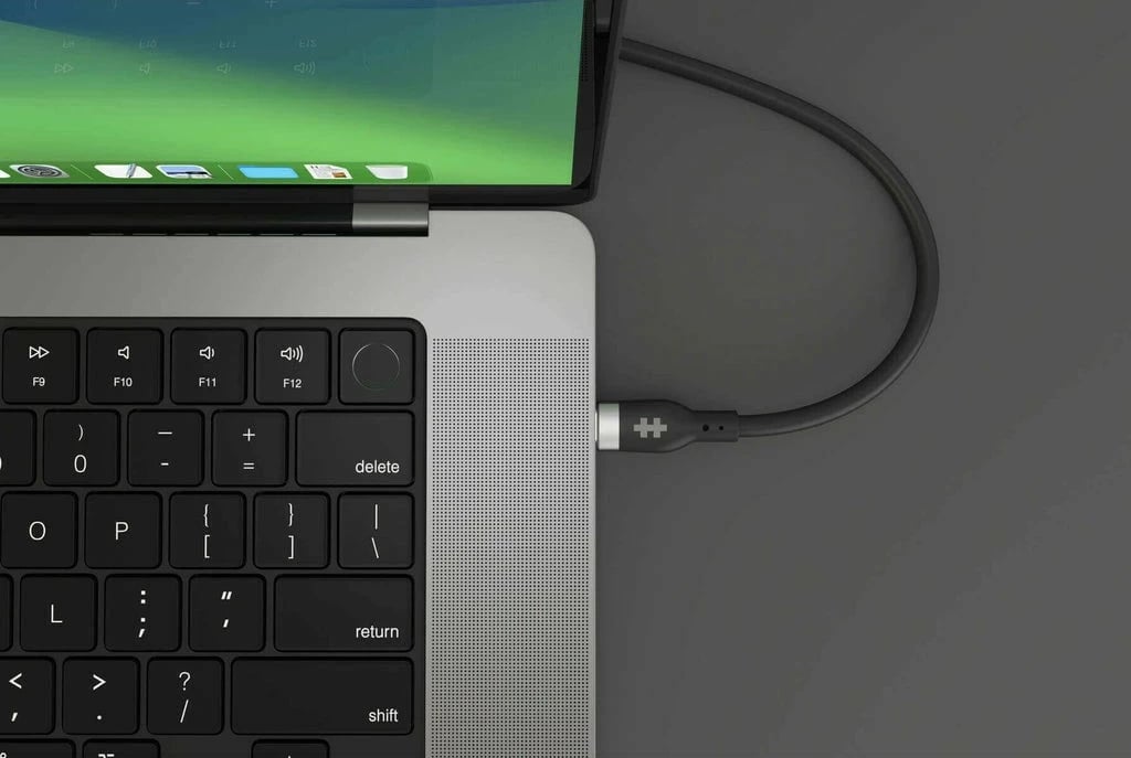 Kabllo USB-C Targus 2M, 240W, silikon, e zezë