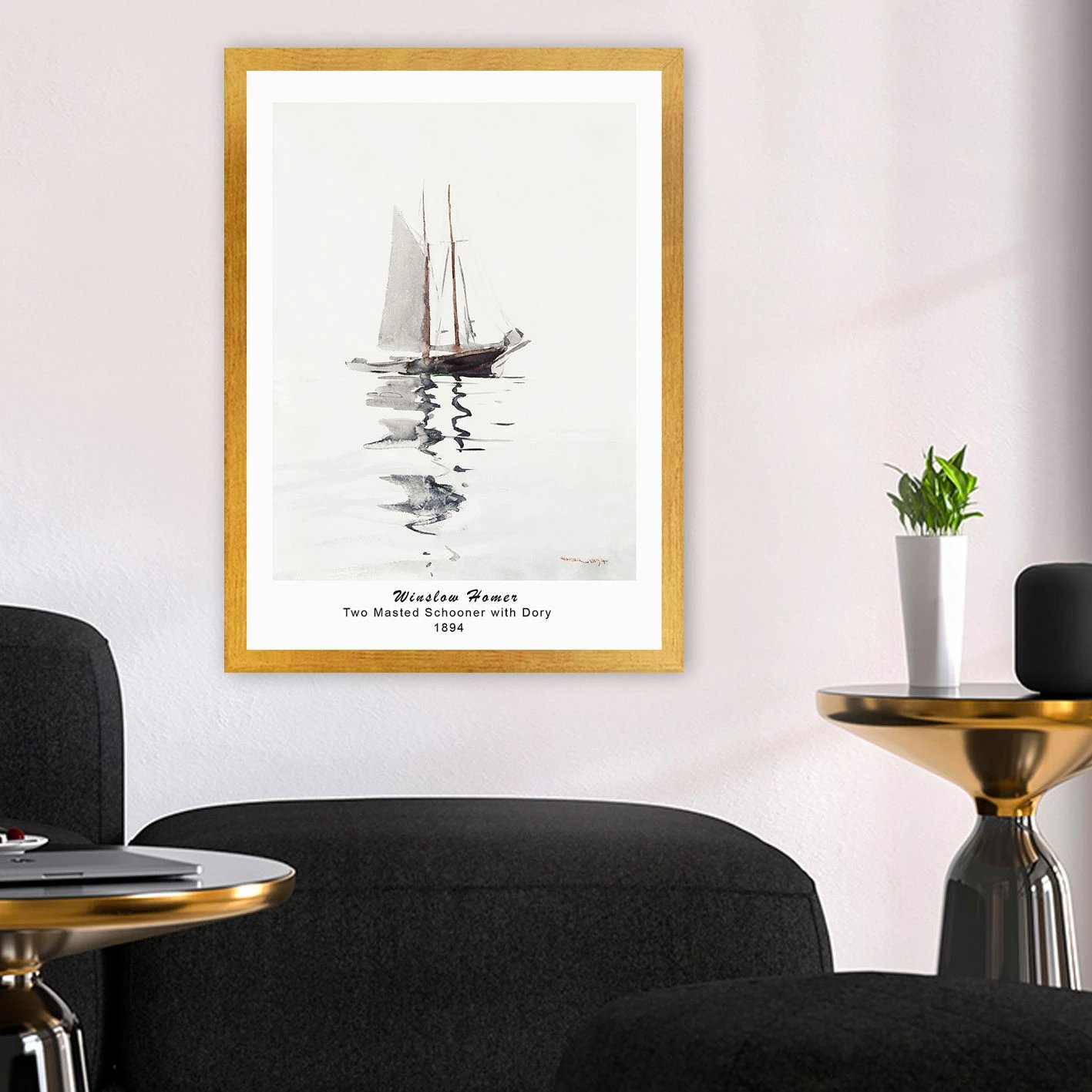 Pikturë dekorative me kornizë Wallity, shumëngjyrëshe, AC7436502338366-5575, 55x75cm