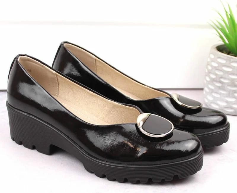 Këpucë për femra Filippo DP4569, lëkurë me dekor