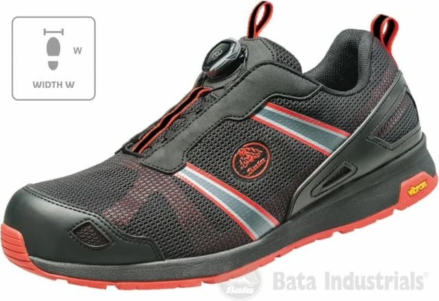 Këpucë Bata Industrials, modeli Bright 041 U MLI-B51B1, për meshkuj dhe femra, të zeza