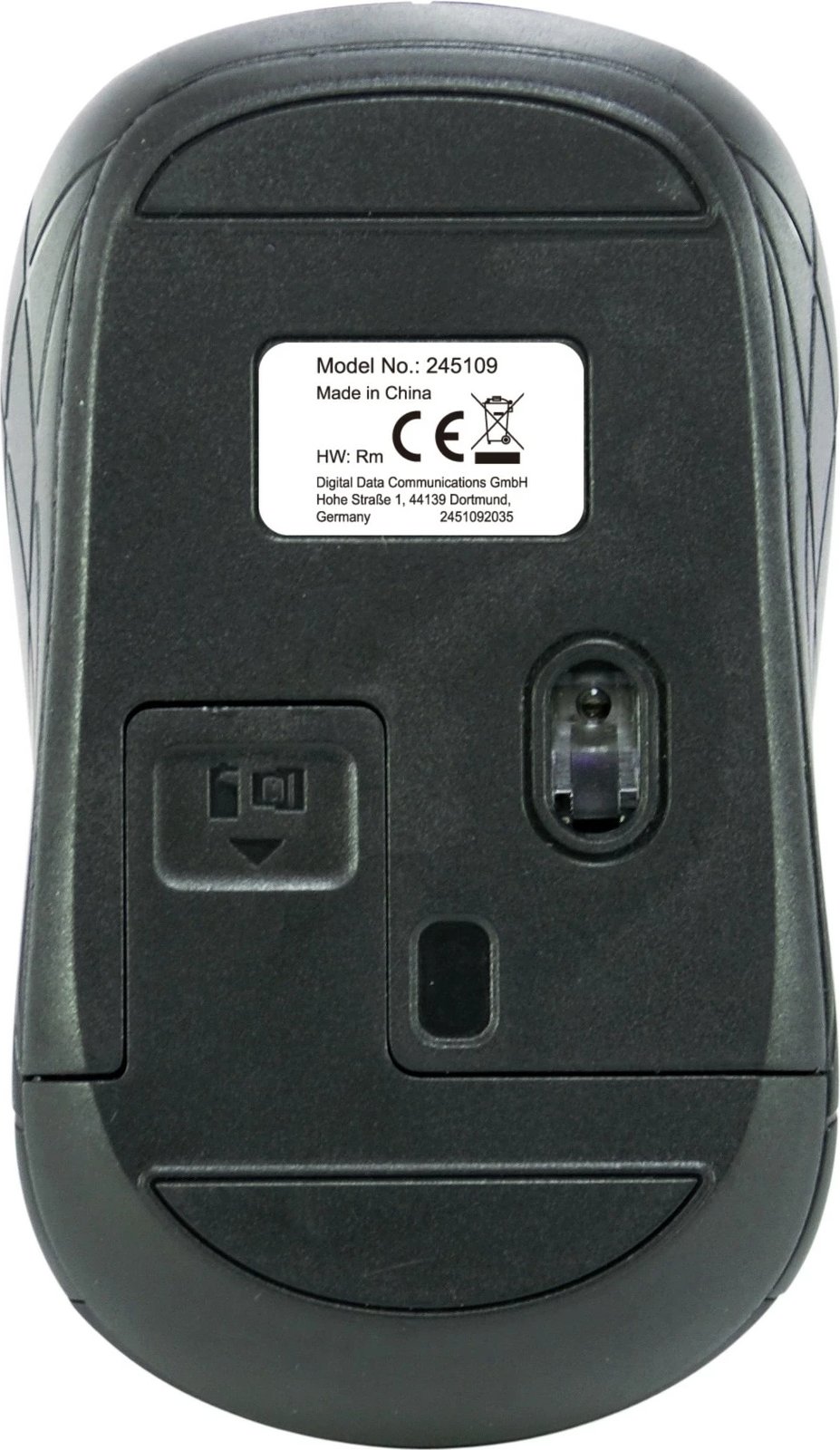 Maus wireless Equip Mini, optik, 1600 DPI, gri
