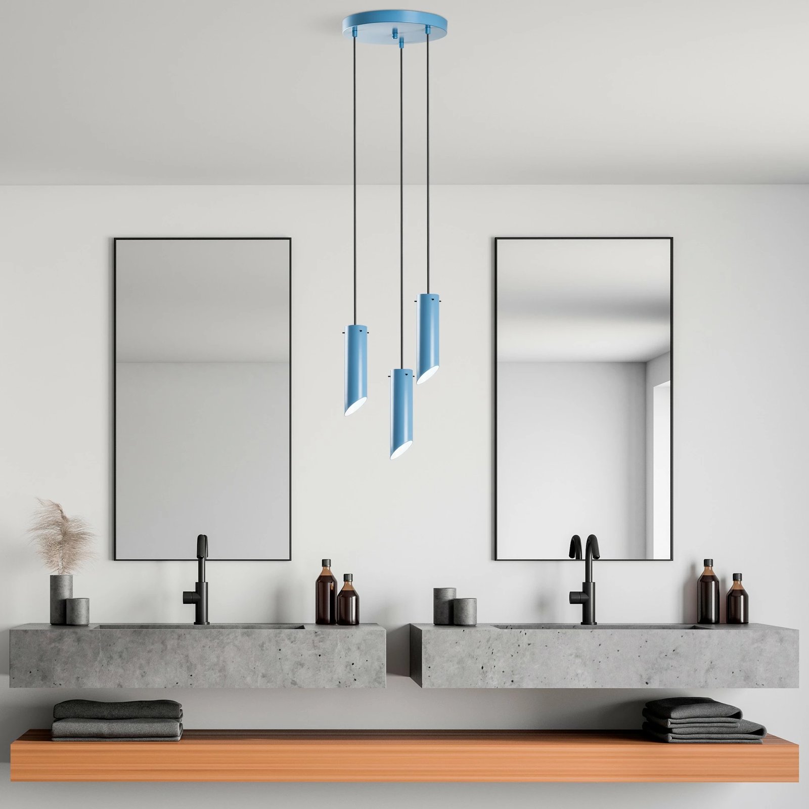 Llambë tavani Opviq, Kesik - 6916, ngjyrë kaltër e çelët