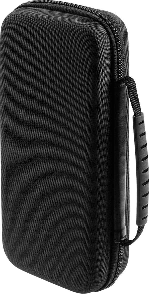 Mbështjellës Dux Ducis për Nintendo Switch 2, me dorezë dhe ndarje për lojëra, zi