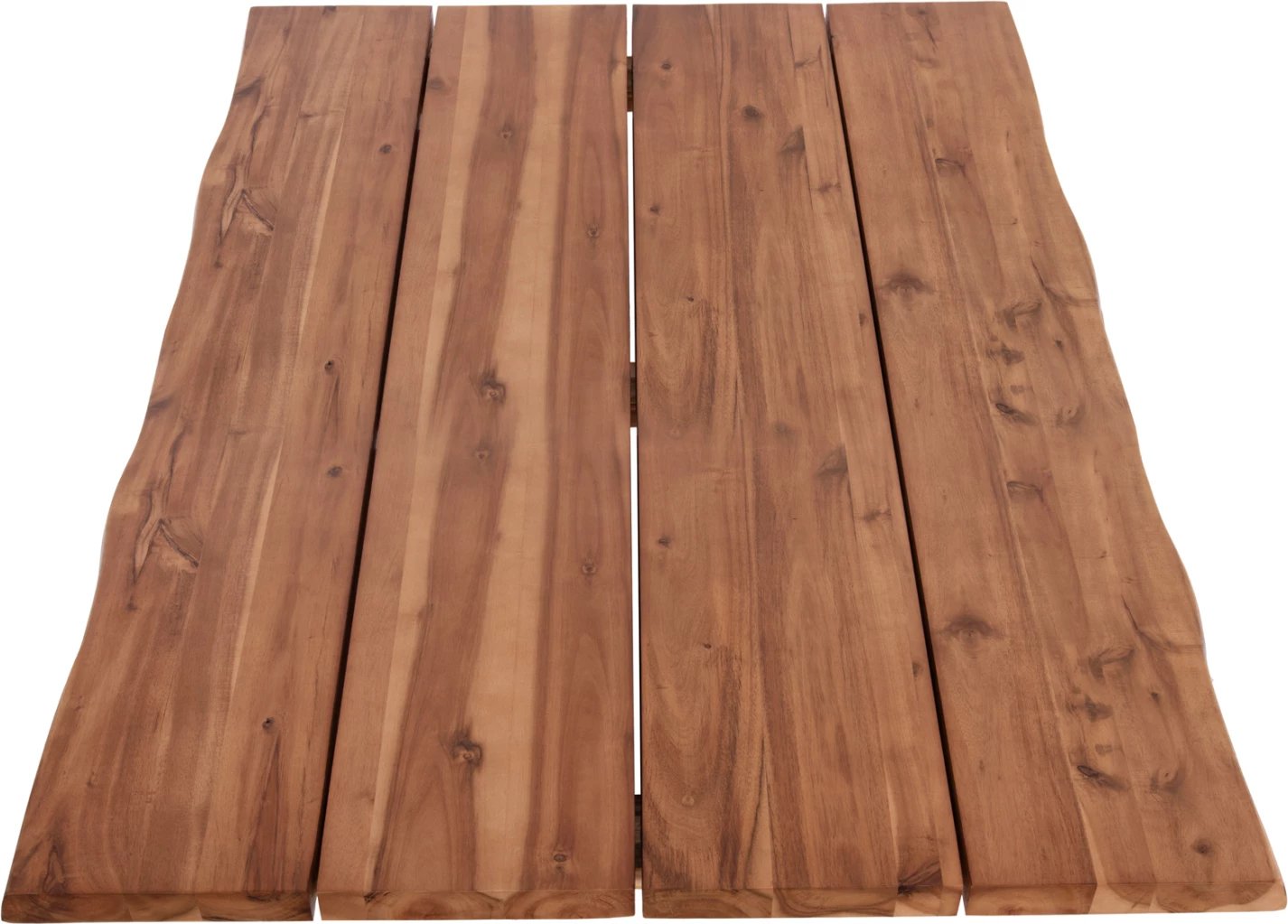 Sipërfaqe tavoline drejtkëndëshe, dru akacie natyrale, 140x80x3.5cm