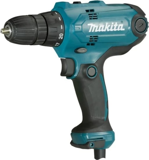 Vidafiks Makita DF0300, 1500 RPM, pa çelës, 1.2 kg, zi/blu