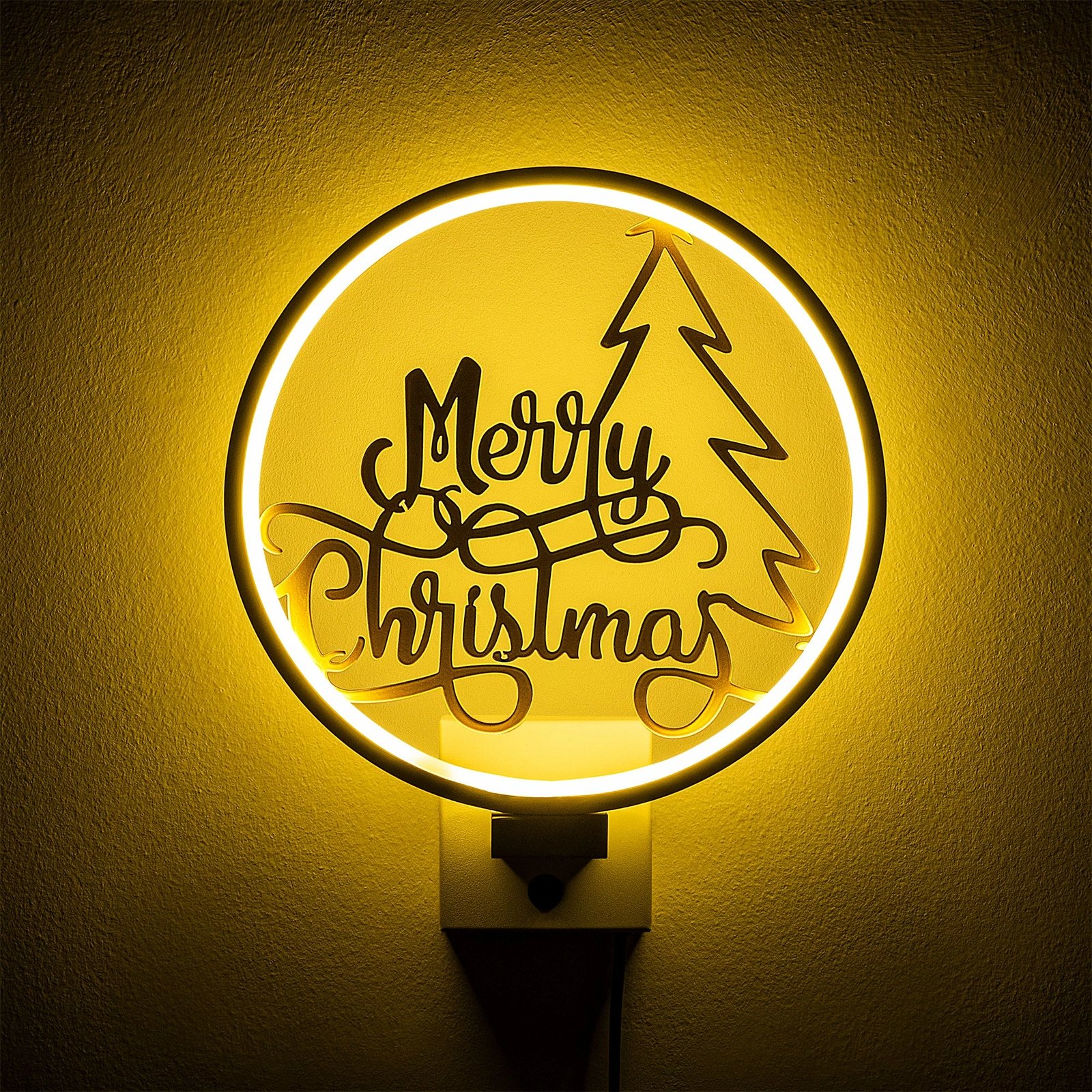 Llambë muri Opviq, XMAS26, e bardhë dhe e artë