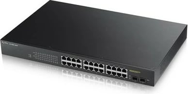 Switch Zyxel GS1900-24HP, Managed, Gigabit Ethernet (10/100/1000), 1U, i zi