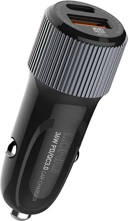 Karikues Për Veturë LDNIO C510Q (Zezë) Karikues Për Veturë LDNIO C510Q (Zezë)