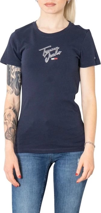 Maicë për femra Tommy Hilfiger Jeans, e kaltër  