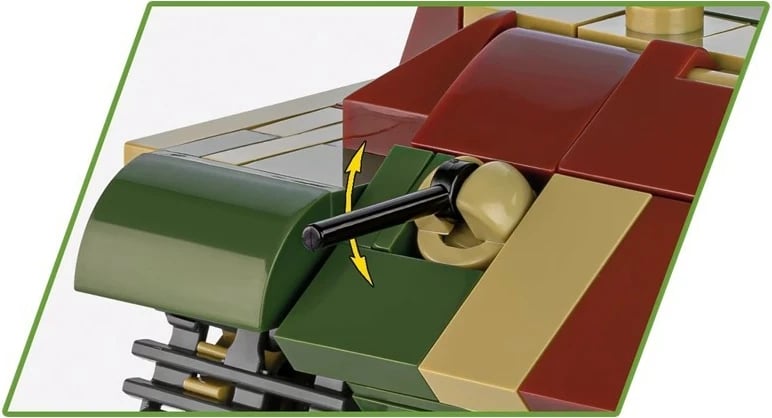 Set blloqesh Cobi Tiger II Königstiger, Historical Collection, 500 pjesë, Kamuflazh
