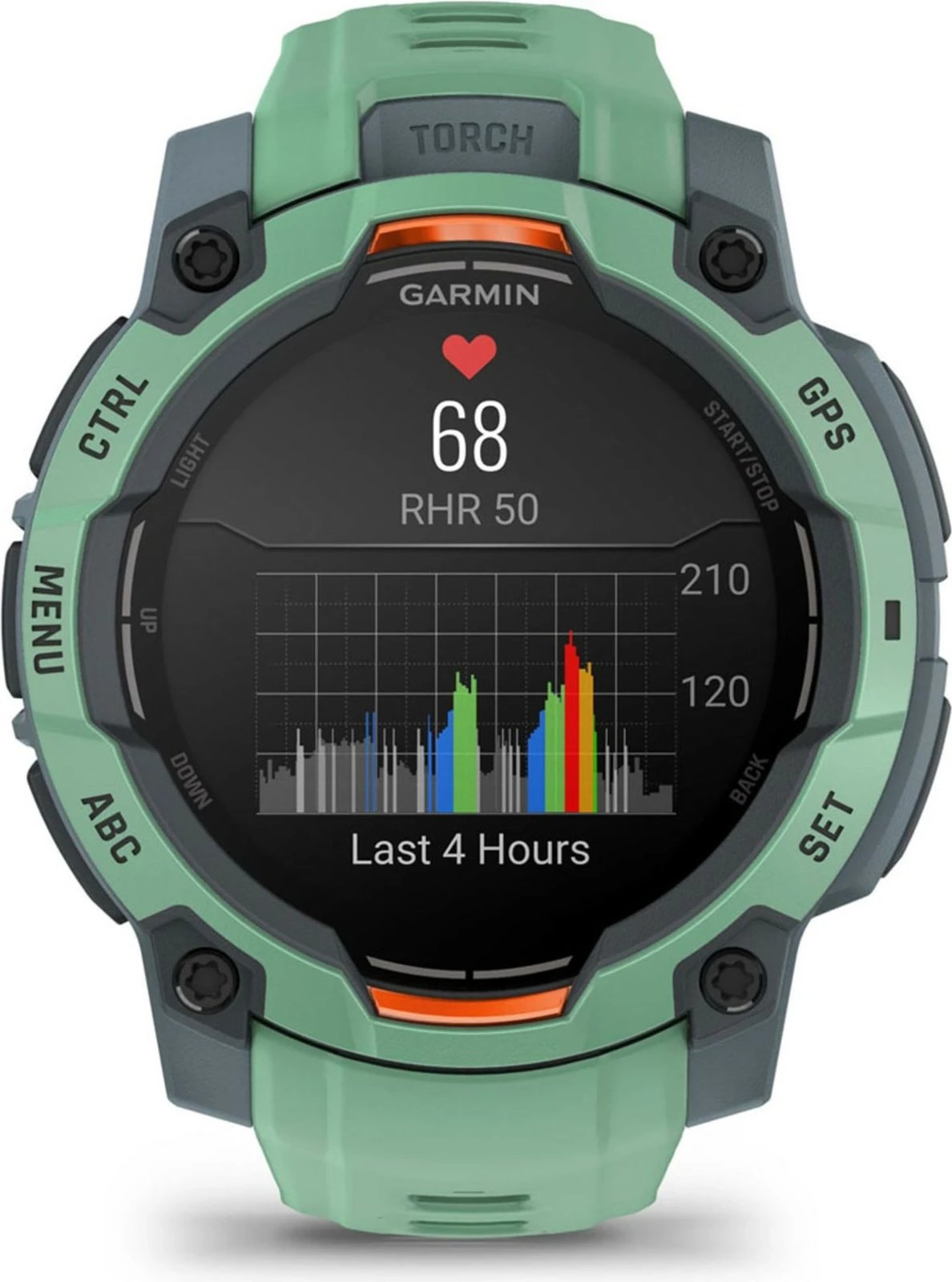 Smartwatch Garmin Instinct 3 AMOLED, 4GB, GPS, Ekran 1.2 inç, jeshile Smartwatch Garmin Instinct 3 AMOLED, 4GB, GPS, Ekran 1.2 inç, jeshile