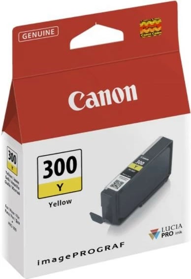 Toner Canon PFI-300, Yellow, 14 ml, për imagePROGRAF Pro-300