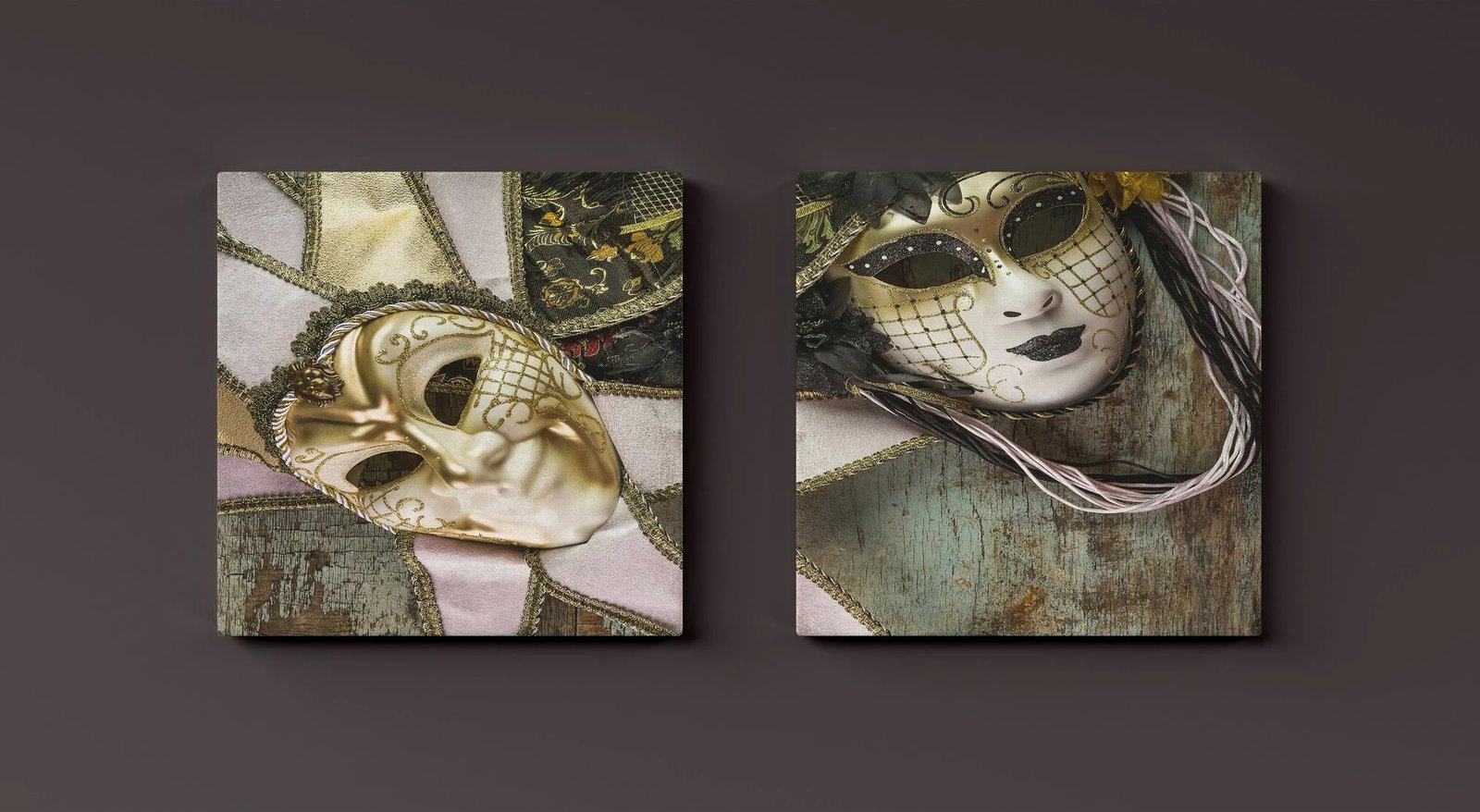 Pikturë dekorative në kanavacë (2 copë), Wallity, ASR2-CNV25-20, 30x30cm