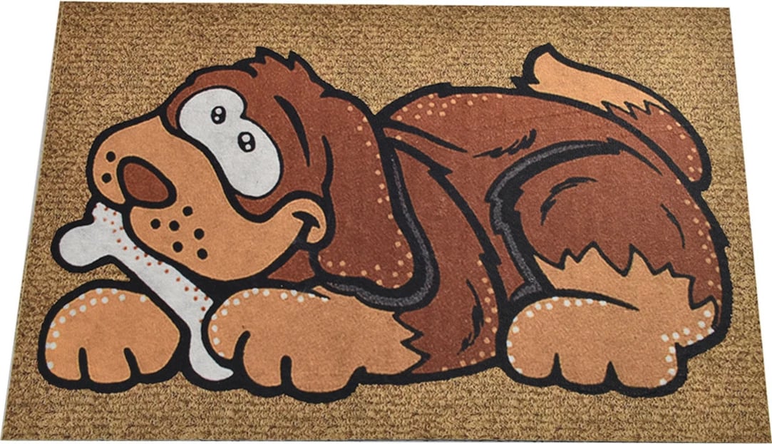 Shilte hyrëse PVC Conceptum Hypnose, dizajn qenush, shumëngjyrëshe, 40x60cm