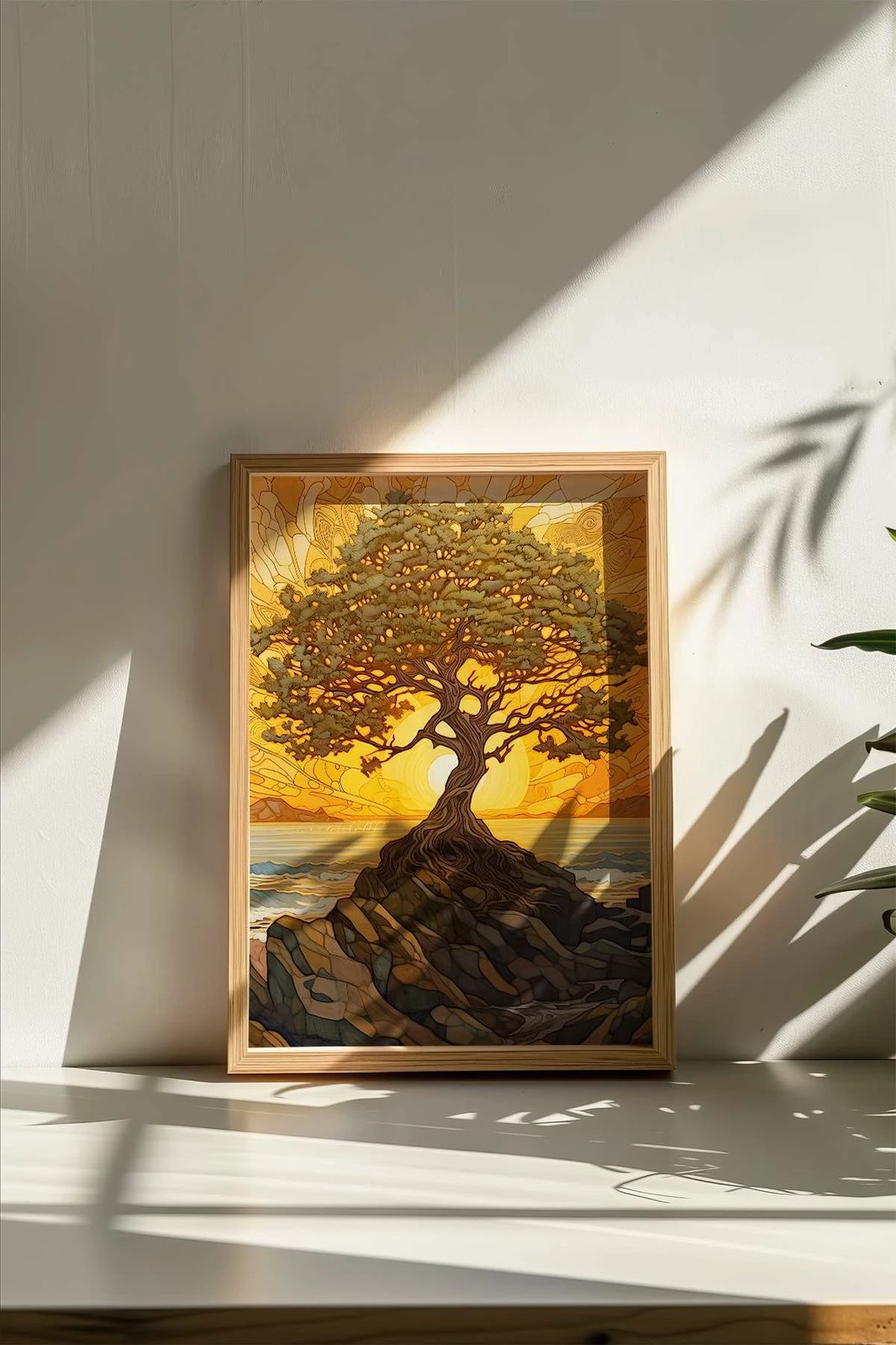 Pikturë dekorative me kornizë, Wallity, Mscartmdl36, shumëngjyrëshe, 33x48cm